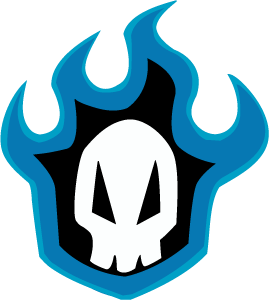 Bleach skull logo - anime xis