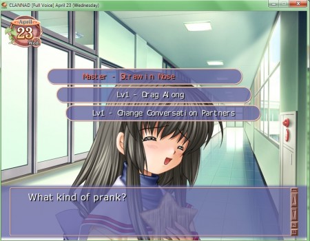 Visual-novels - clannad options