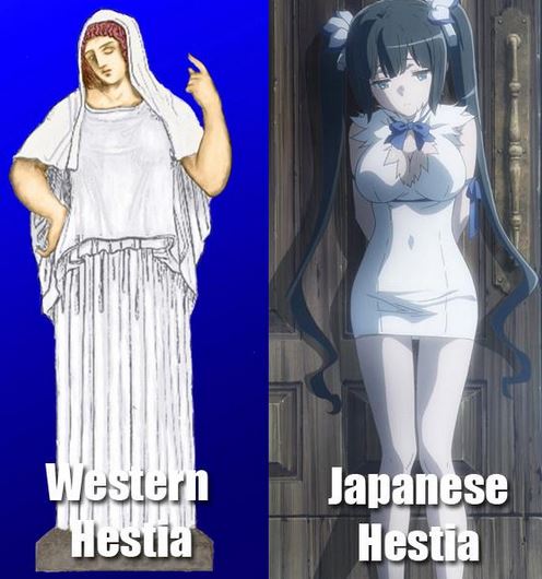 hestia - mytology x anime