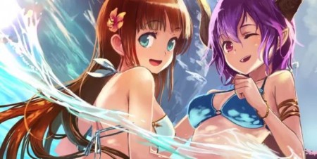 Rage of Bahamut Manaria Friends - visual