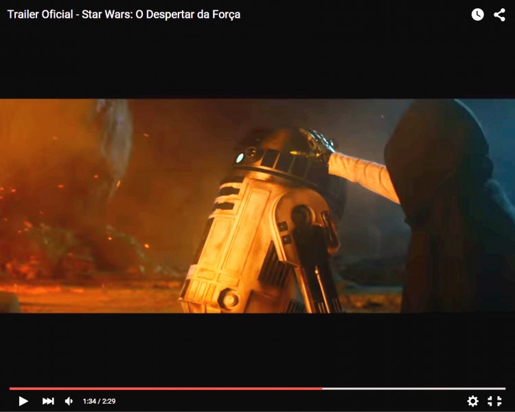 Luke em Star Wars Despertar da Força