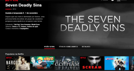 Nanatsu no Taizai na Netflix