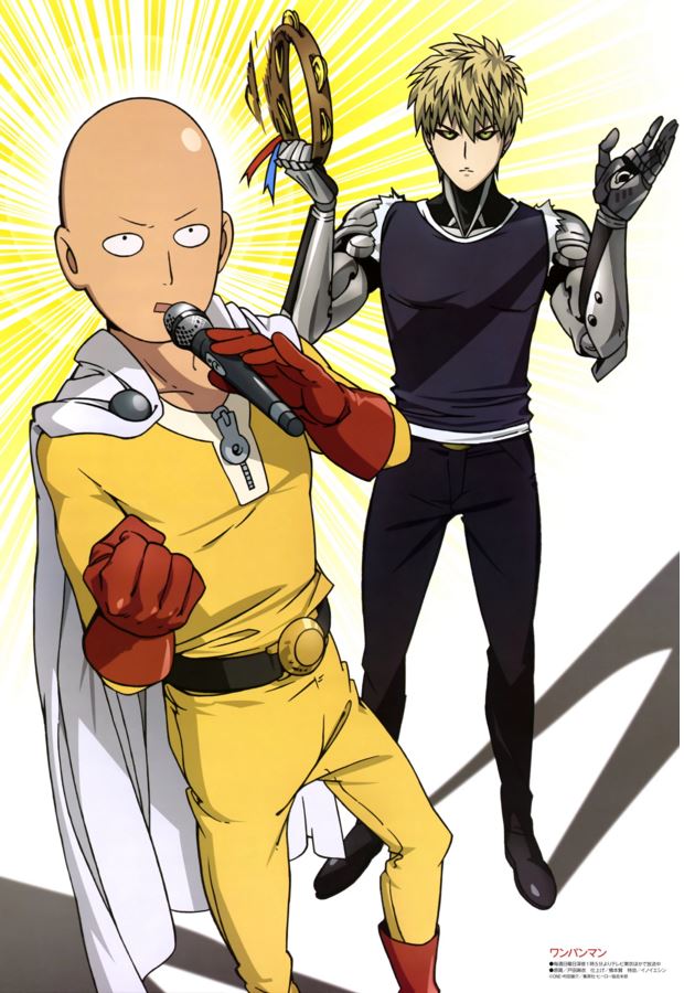 One Punch Man - poster - animedia - dezembro 2015