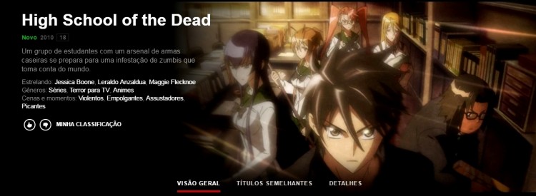 Sato Company - VEM! Que hoje tem #MaratonaSato para vocês curtirem na  semana galera! High School Of The Dead, uma série de anime que com  certeza irá prender a atenção de vocês!