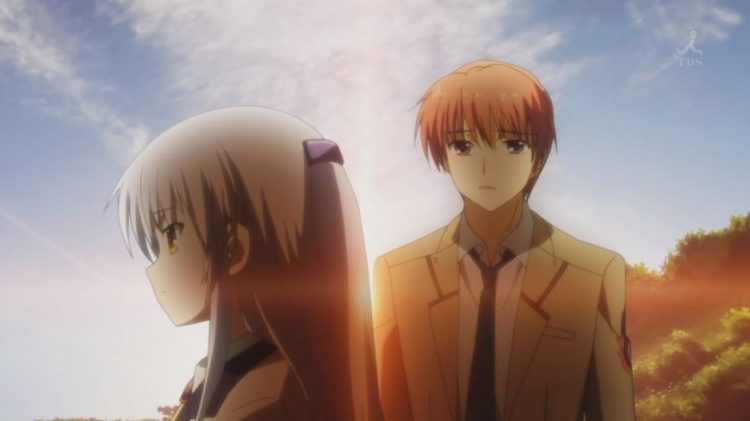 angel beats - sad scene
