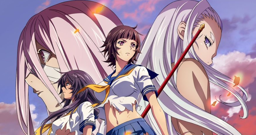 Ikkitousen 1ª Temporada. Anjos Guerreiros. #Ikkitousen #animes #animed