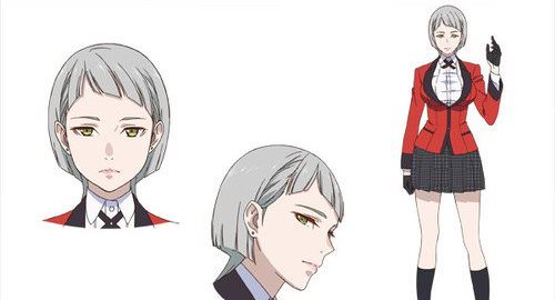 2 temporada de Kakegurui ganha visual para os personagens