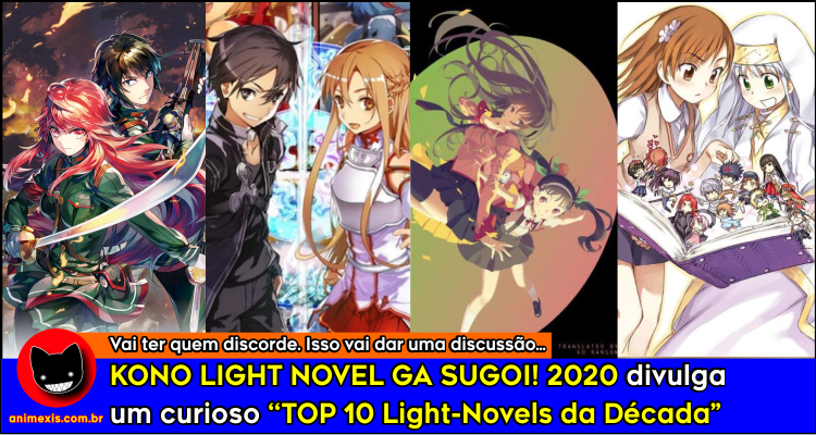 Kono Light Novel Sugoi 2021 – Os melhores personagens de Light