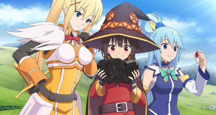 Konosuba: Bakuen' começa a chegar dublado na Crunchyroll