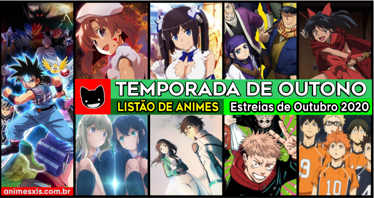 Produções de Anime a Acompanhar na Temporada de Outono 2020