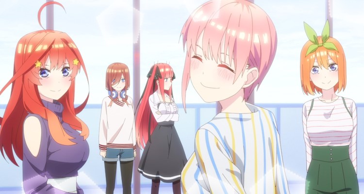 Gotoubun no Hanayome 2 adiado para 2021