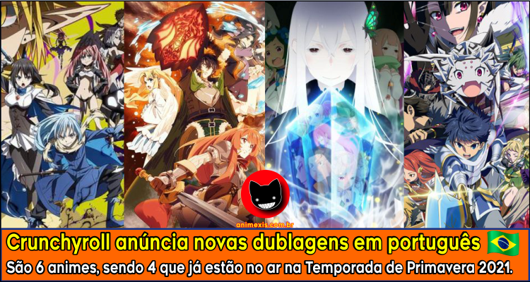 Crunchyroll anúncia dublagens em português para mais 6 animes, 4 atualmente  estão no ar » Anime Xis