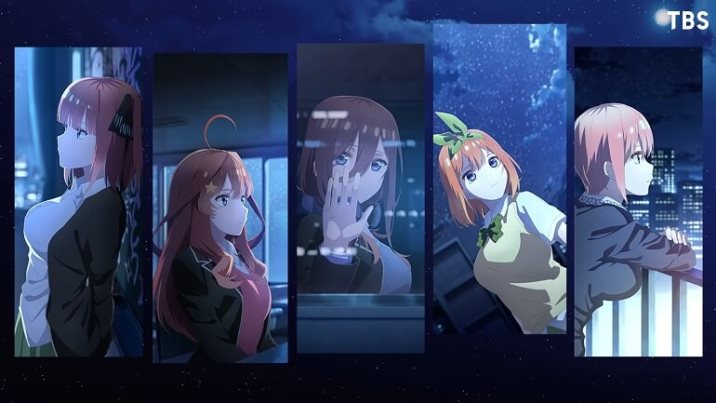 Animes In Japan 🎄 on X: INFO Um vazamento no Weibo revelou uma nova  imagem promocional para o filme de Gotoubun no Hanayome (The  Quintessential Quintuplets), que irá estrear na temporada de