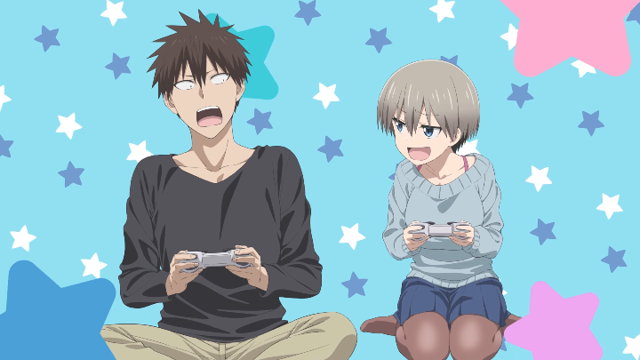 Crunchyroll.pt - Ah, sim, as quatro coisas mais importantes em um namorado  🏋️‍♂️ (✨ Anime: Uzaki-chan Wants to Hang Out!)