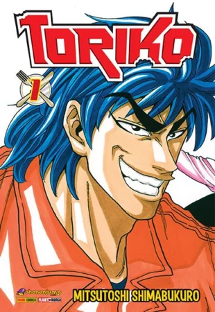 Capa brasileira do primeiro volume do mangá de Toriko